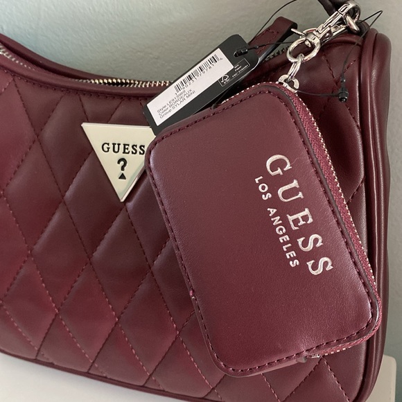 GUESS NWT Sylar Mini Quilted Shoulder Bag๐ - Picture 3 of 6